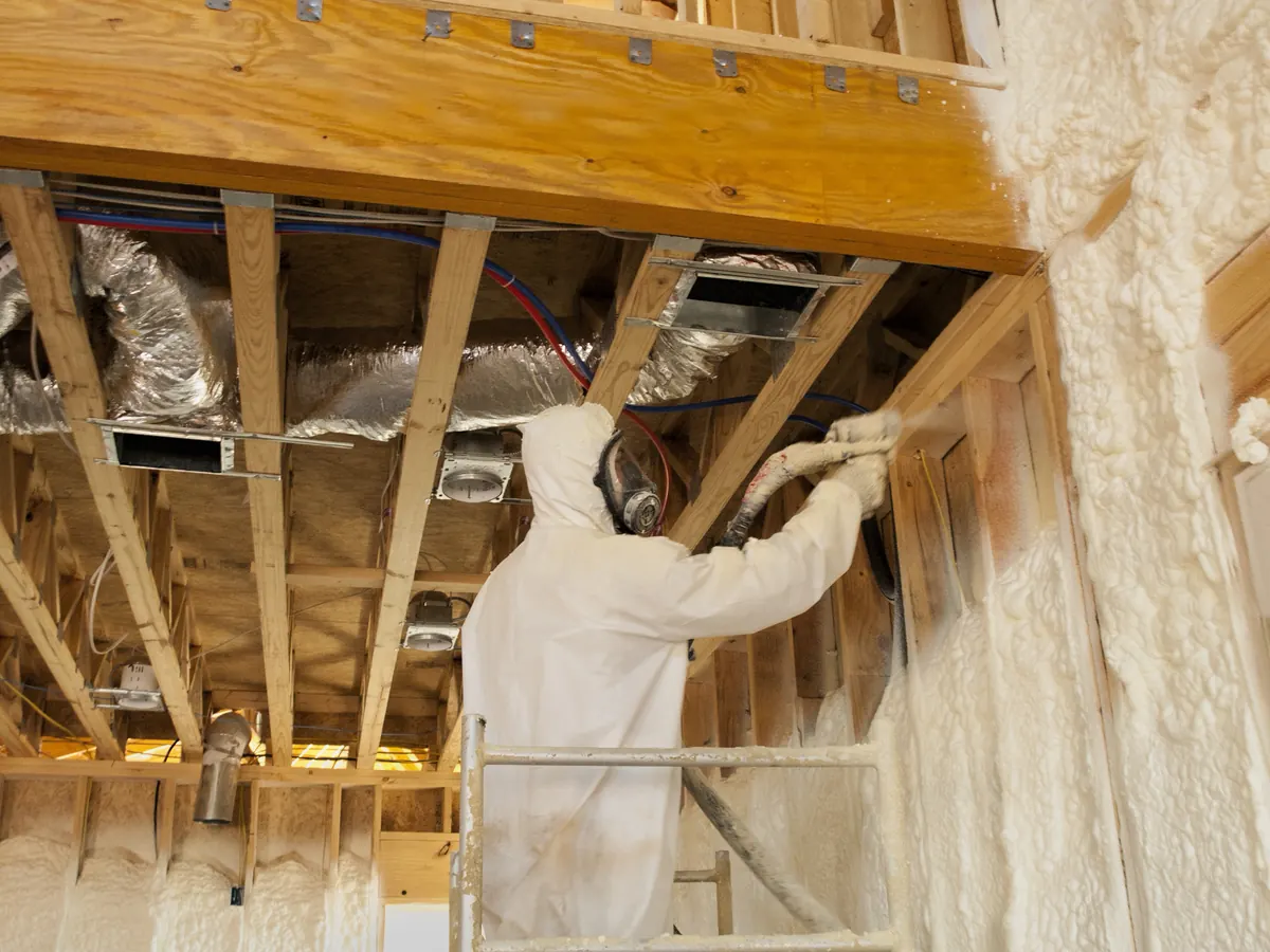 Spray Foam Removal on a property near Droitwich